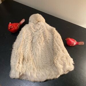 Glamourpuss Rabbit Fur Beanie w/ Tags